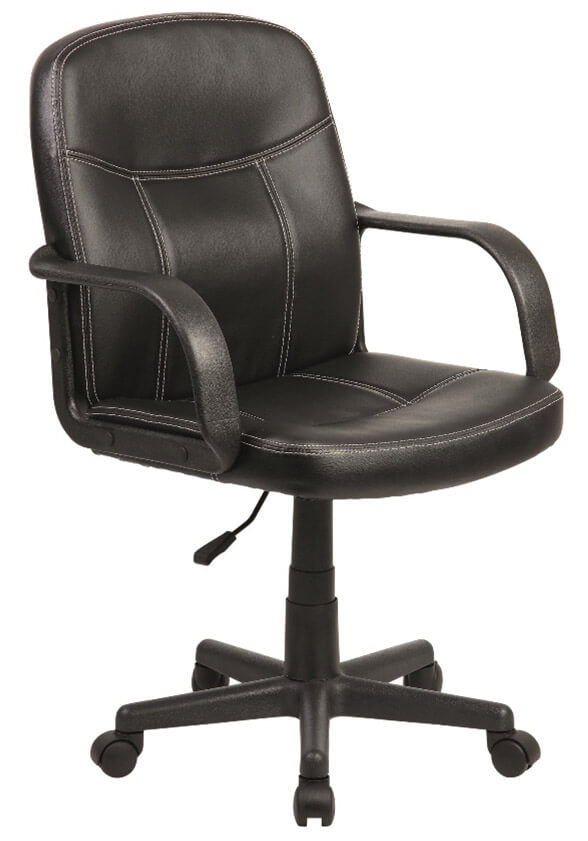 Fauteuil de bureau en similicuir noir Motti Elly prezzo