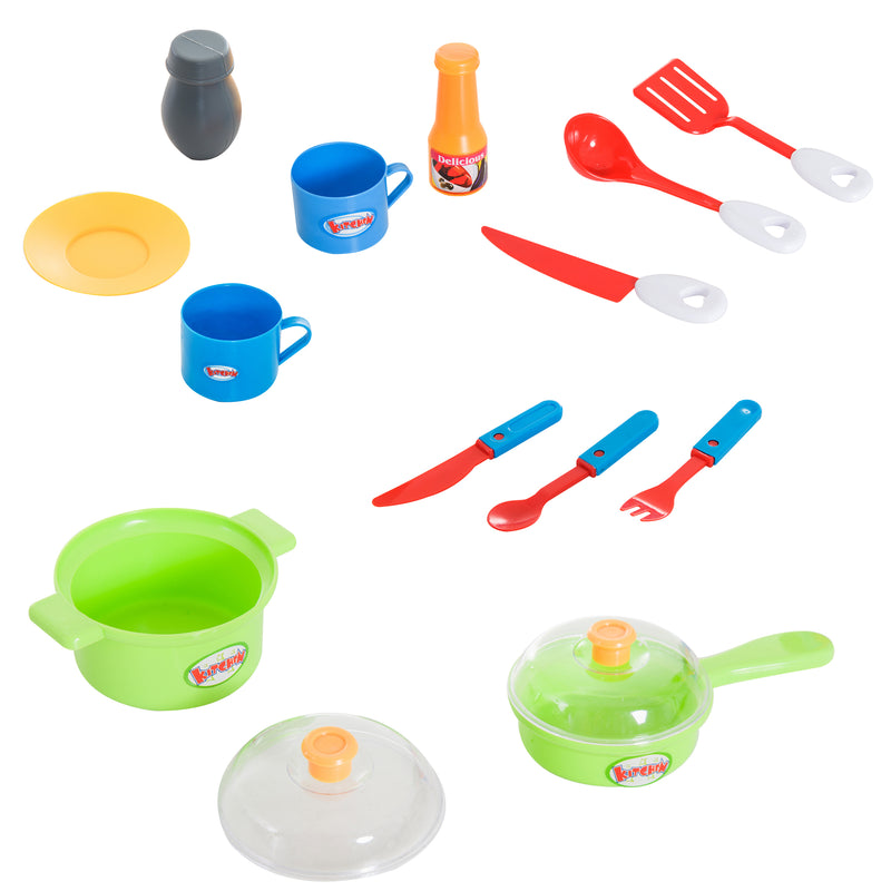 Cucina Giocattolo per Bambini Blu e Grigio -10