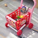 Carrello Giocattolo Spesa per Bambini 41,5x33,5x48,5 cm  Rosa-5