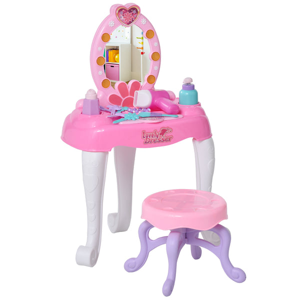 prezzo Miroir jouet pour enfant avec tabouret rose