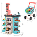 Postazione Supermercato Giocattolo per Bambini con Accessori -3