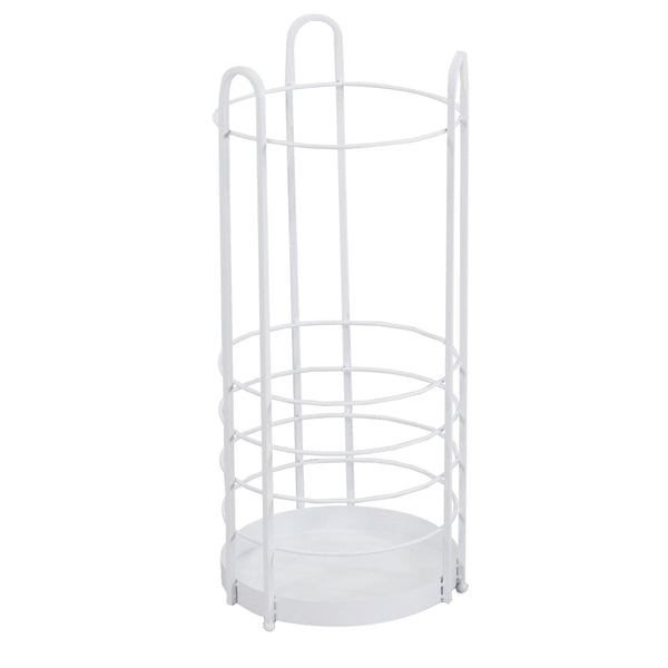 Porte-parapluie rond en métal blanc Ø26xh60x26 cm prezzo