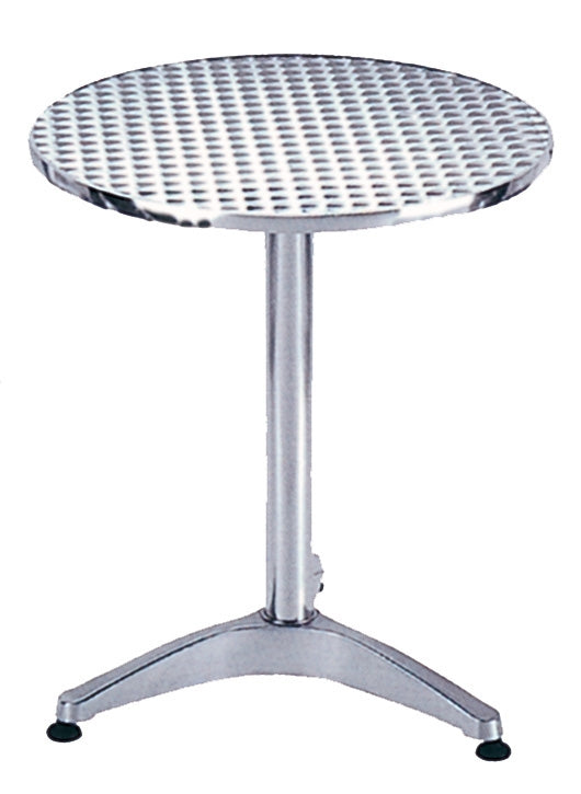 online Table basse de jardin ronde Ø60 cm en aluminium argenté Bauer