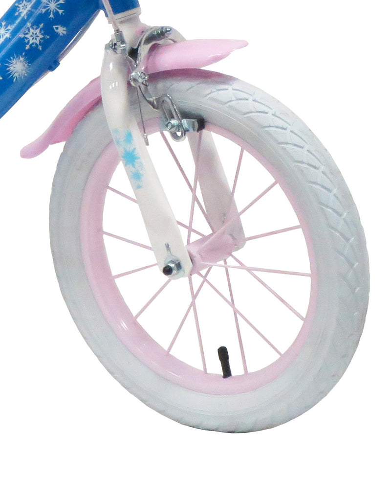 Bicicletta per Bambina 14" 2 Freni Disney Frozen Azzurra-5