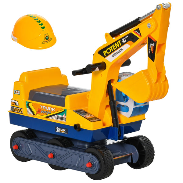 Pelle Bulldozer autoportée 77x26x55 cm pour enfants Jaune online