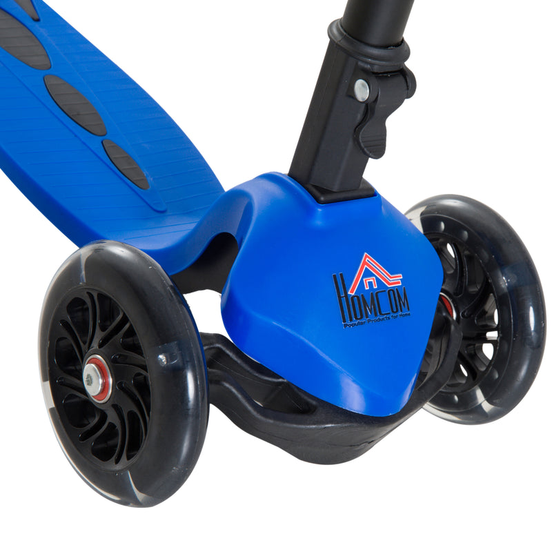 Monopattino per Bambini con 3 Ruote in Alluminio Fluo e Freno Blu -7