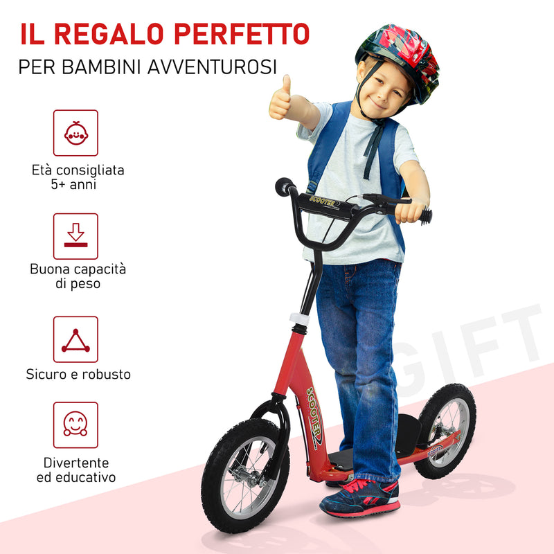 Monopattino per Bambini Ruote 12"   Rosso-4