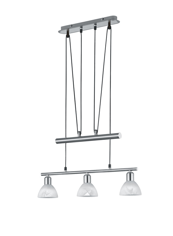 Suspension LED d'intérieur en métal nickel mat acquista