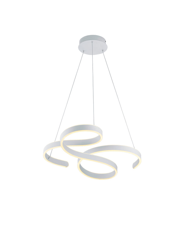 prezzo Suspension LED d'intérieur en métal blanc mat