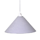 Lampadario in metallo vintage bianco/grigio con attacco cm Ø38,5xh26-1