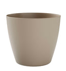 Vaso da Interno e Esterno 30x30x27 cm in Plastica Bayon 30 Grigio Chiaro-1