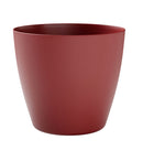 Vaso da Interno e Esterno 50x50x45 cm in Plastica Bayon 50 Rosso-1