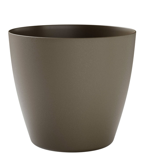 online Vaso da Interno e Esterno Ø35x31 cm in Polipropilene Bayon 35 Sand Grigio Tortora