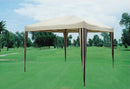 Gazebo da Giardino Pieghevole 3x3m in Alluminio Bauer Rapid Ecrù-2