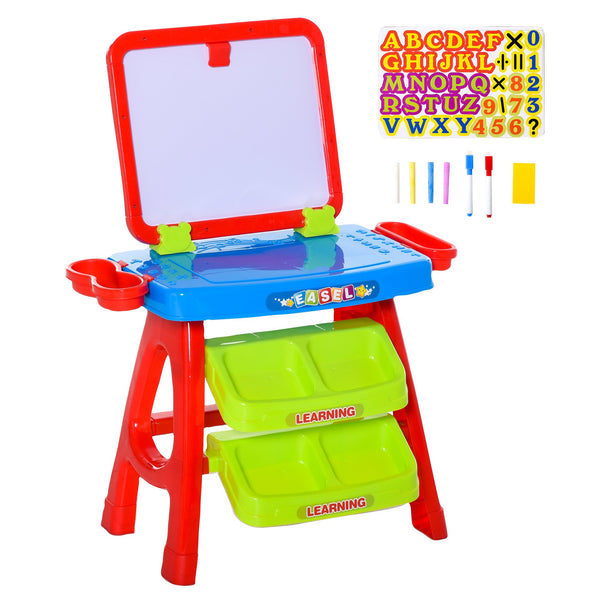 prezzo Tableau Blanc Magnétique 3 en 1 Bureau pour Enfants avec Accessoires