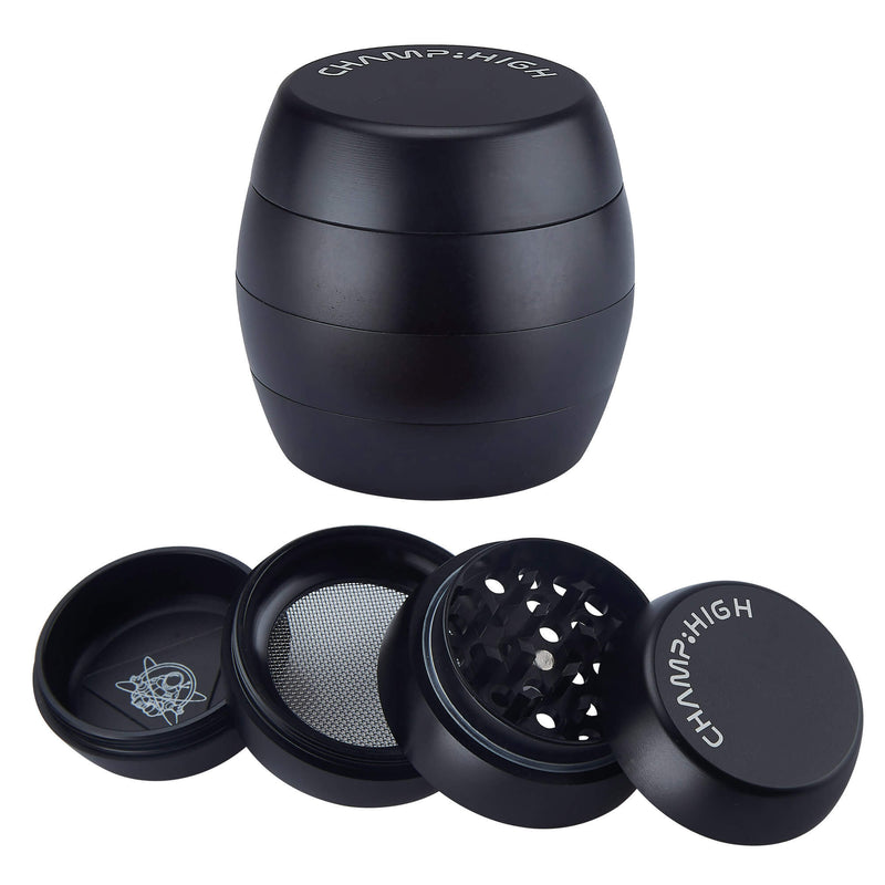 Grinder Ø40 mm 4 Livelli per Spezie Erbe e Tabacco Nero-1