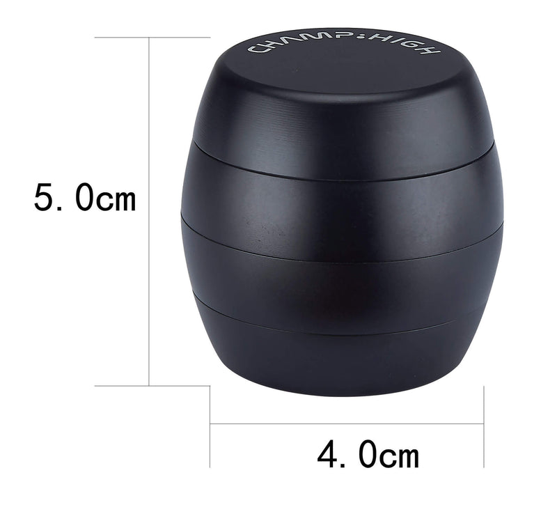 Grinder Ø40 mm 4 Livelli per Spezie Erbe e Tabacco Nero-6