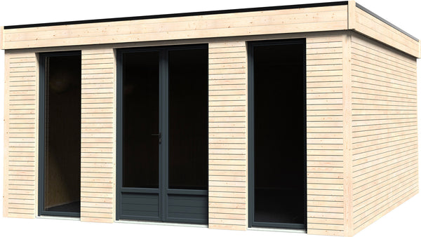 prezzo Abri de Jardin Habitable 4,97x4,97m Sans Sol avec Murs Isolants Déco Maison 21m²