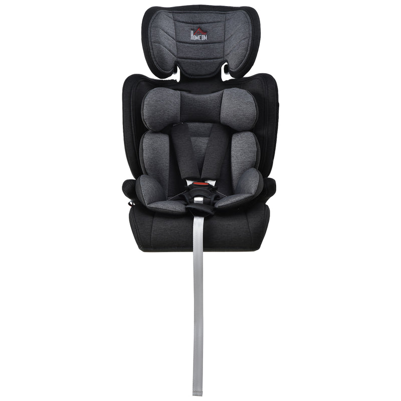 Seggiolino Auto per Bambini Gruppo 1/2/3 0-36Kg   Nero e Grigio-4