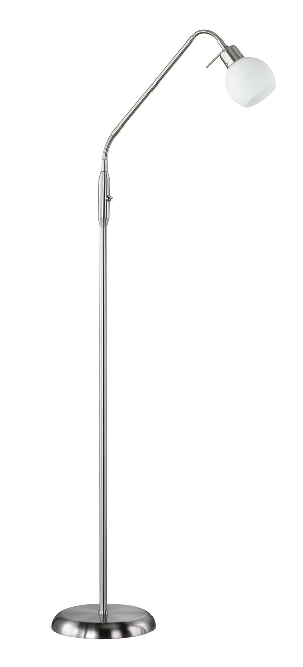 Lampadaire LED d'intérieur en Métal Nickel Mat prezzo