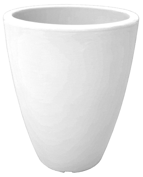 acquista Vase Rond Ø30x38 cm en Résine Bauer Adone Blanc