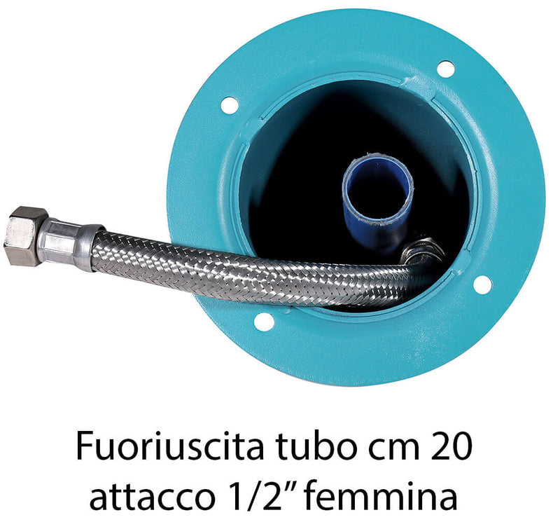 Fontana da Giardino con Doppio Rubinetto e Secchio Belfer 42/ARRC Cactus Tortora-5