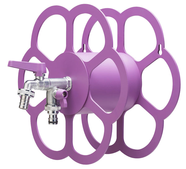 Belfer 42/FR Support de tuyau mural en métal violet avec robinet double sortie online