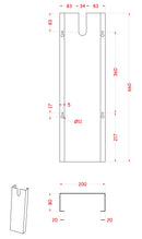 Carter di Copertura per Lavandino da Giardino Belfer 42/PRL/C Ruggine-4