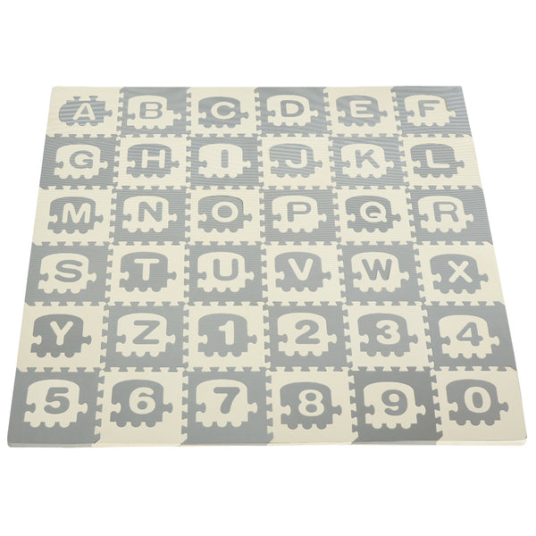 online Tapis Puzzle pour Enfants 182,5x182,5 cm en EVA Gris Blanc