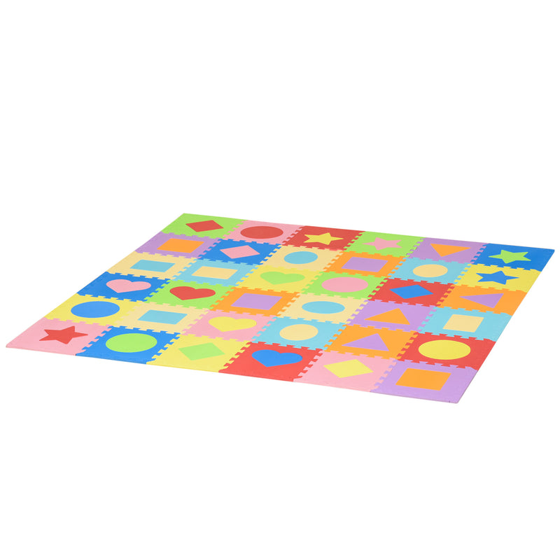 Tappeto Puzzle per Bambini 182,5x182,5 cm in EVA Multicolore-1