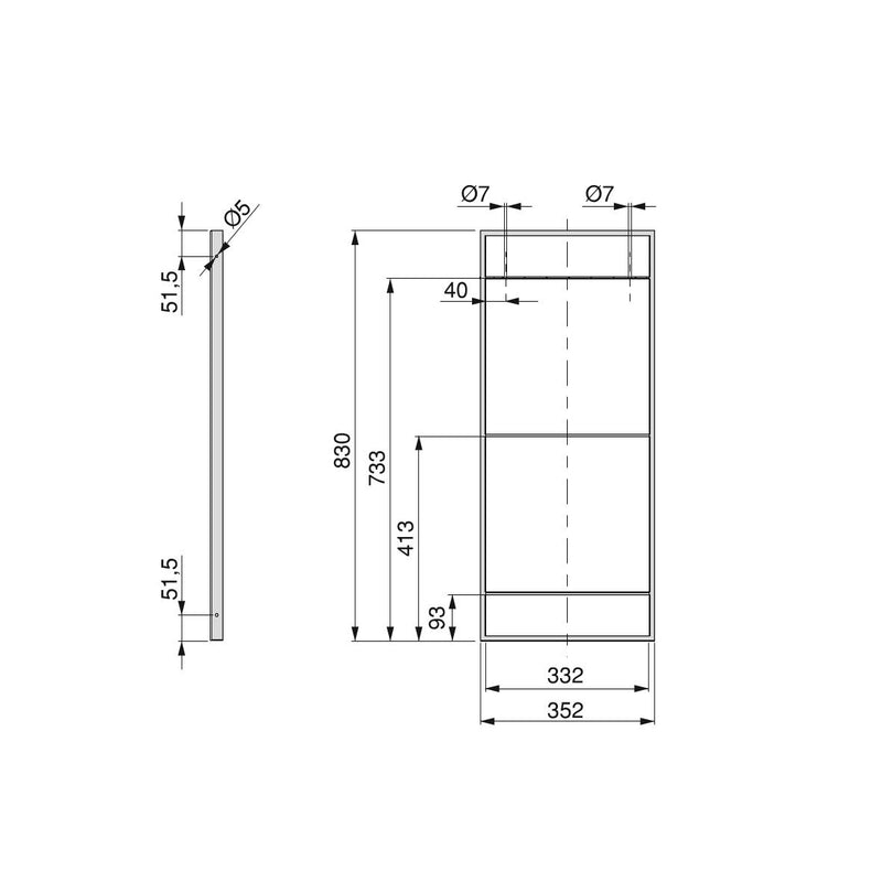 Struttura per Scaffale Lader H830 Verniciato Nero Acciaio Emuca-2