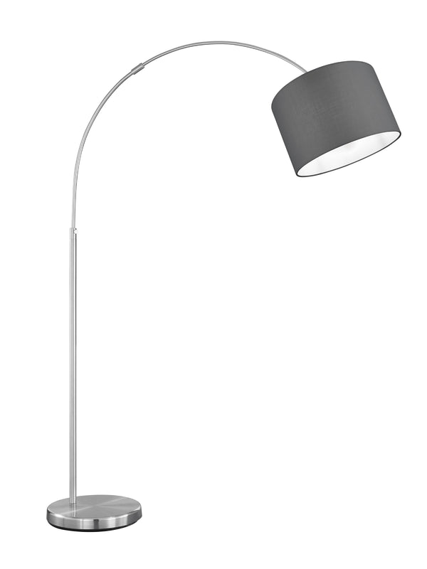 sconto Lampe de table d'intérieur E27 en métal nickel mat