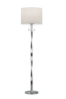 Piantana da Interno a LED in Metallo Nickel Opaco-2