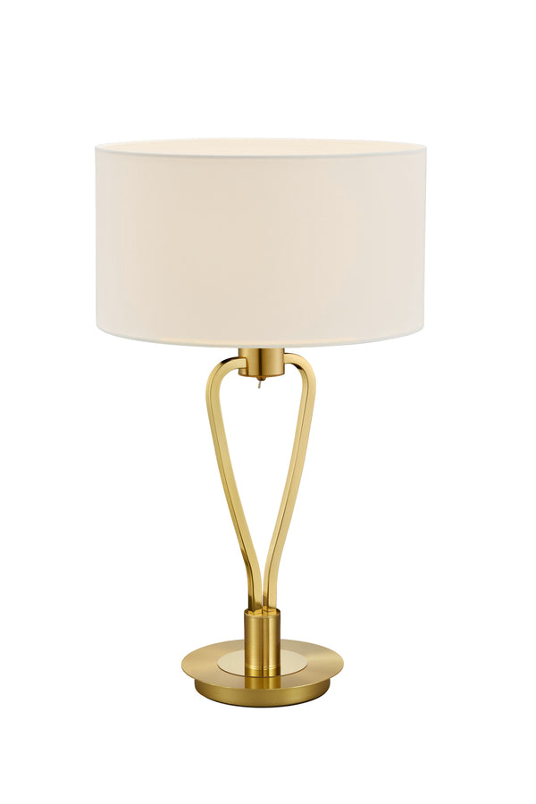 online Lampe de table d'intérieur E27 en métal laiton satiné