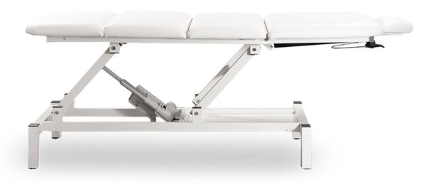 sconto Table de massage électrique kinésithérapie 4 sections 190x65x55/85cm Benotti Ascot Blanc