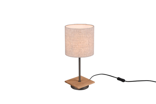 acquista Lampe de table LED d'intérieur en métal nickel mat