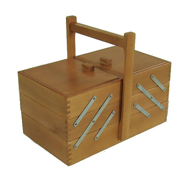 acquista Workbox n.12 noyer cm 34xh18/29,5x20 en bois de hêtre fabriqué en italie