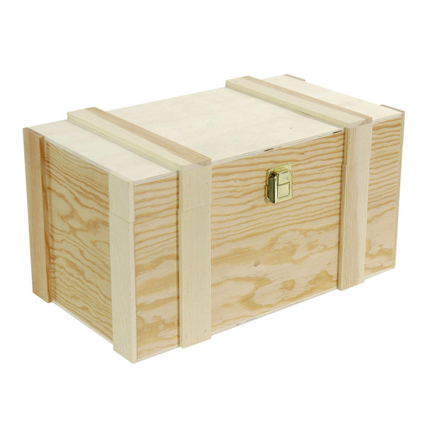 prezzo Porte-bouteilles 2+2 places en pin naturel cm 37x21xh19