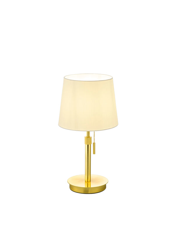 Lampe de table d'intérieur E27 en métal laiton satiné sconto