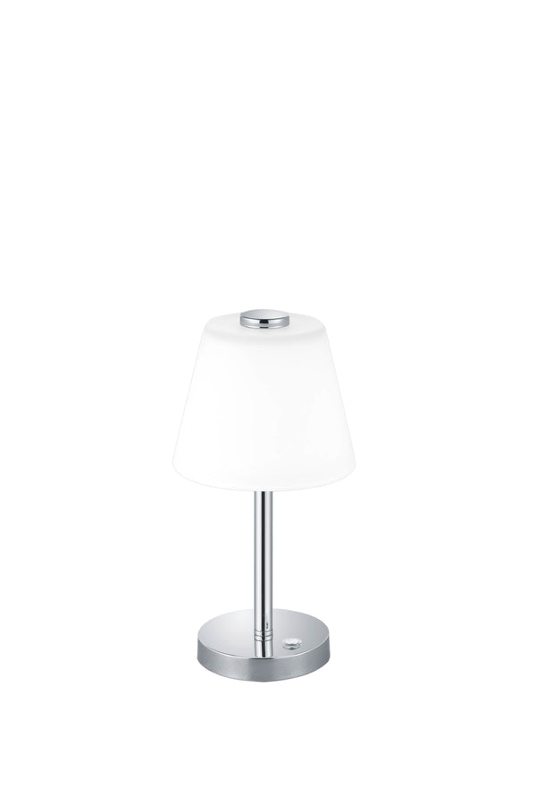 sconto Lampe de table LED d'intérieur en métal chromé