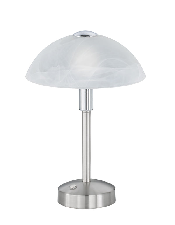 Lampe de table LED d'intérieur en métal nickel mat prezzo