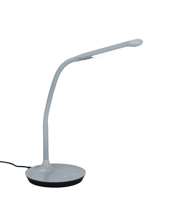 sconto Lampe de table LED d'intérieur en plastique gris