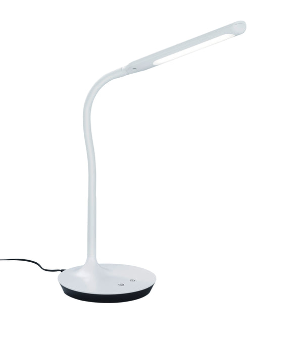 Lampe de table LED d'intérieur en plastique blanc mat acquista