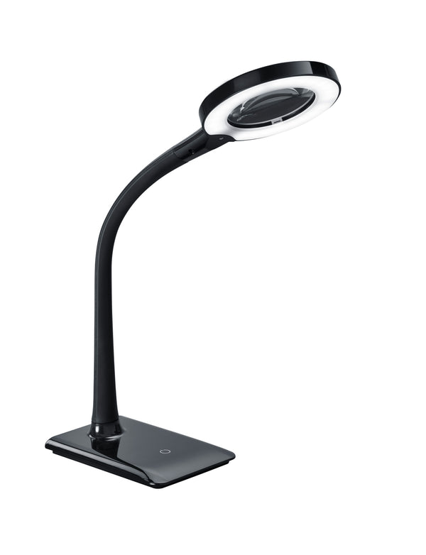 Lampe de table LED d'intérieur en plastique noir prezzo