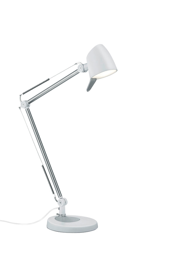 acquista Lampe de table LED d'intérieur en métal blanc mat