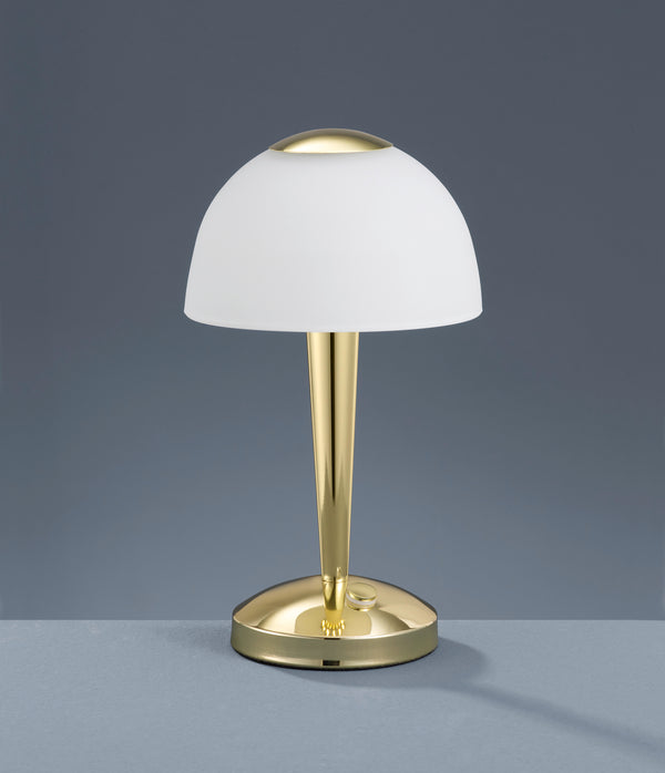 online Lampe de table LED d'intérieur en métal laiton poli