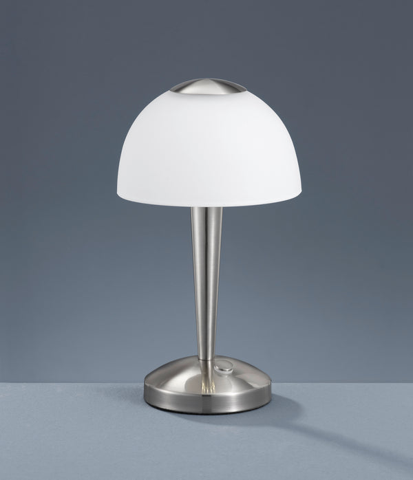Lampe de table LED d'intérieur en métal nickel mat prezzo