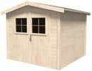 Casetta Box da Giardino per Attrezzi 2,63x2,50m Senza Pavimento in Legno Abete 19mm Mano-WS15-040-1