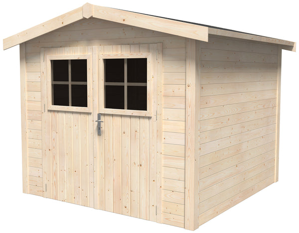 Abri de jardin pour outils 2,63x2,50m sans plancher en bois de sapin 19mm Hand-WS15-040 online