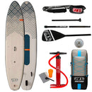 SUP Tavola Stand Up Paddle Gonfiabile 350x81x15 cm con Pagaia Zaino e Accessori Jbay.Zone Beta B3-1